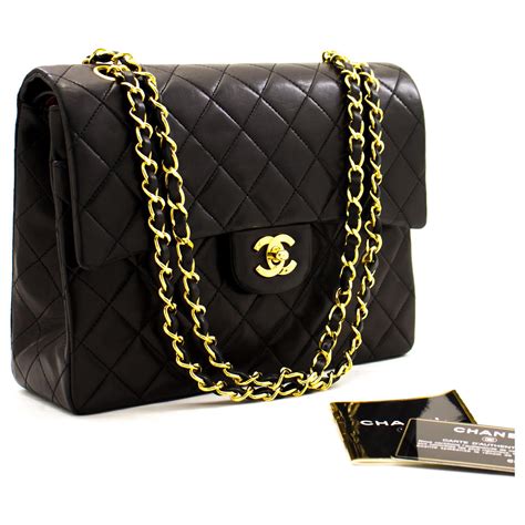 borsa chanel tracolla nera|borsa 2.55 coco chanel.